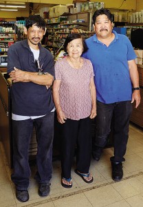 Mrs. Misaki enjoys still being able to help in the store with Lorri’s brothers, Gil and Kevin.