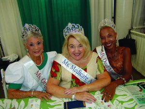 MODELS OF HEALTH: Ms. Medicare titleholders (from left) Laurie Bachran, Fay Rawles Schoch and Terri Rainey graced the annual “Good Life Expo” from Sept. 22–24 in the Neal Blaisdell Exhibition Hall.