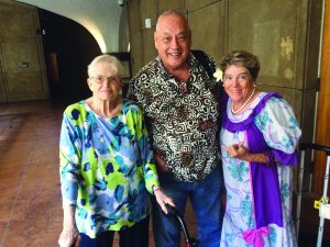 FREQUENT FLYERS: (From left) Jeani Withington from Hilo, Jim Cisler from Kailua-Kona, and Adele Rugg from Kahului attend Kupuna Caucus meetings in Honolulu.
