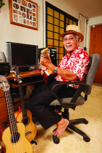 Charlie Ishii, 83, learned to play the ‘ukulele and dance hula from Carolee. Now he’s an award-winning dancer who loves performing onstage.