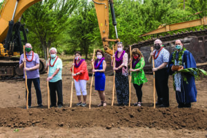 Groundbreaking and blessing ceremony of the new West O‘ahu campus on May 5, 2021.