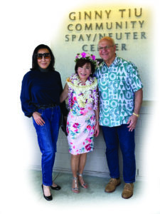 Mayor Rick Blangiardi and his wife, Karen Chang, joined Ginny for the opening of her namesake clinic.
