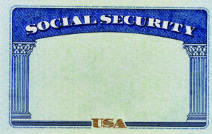 photo of Blank United States Social Security Background