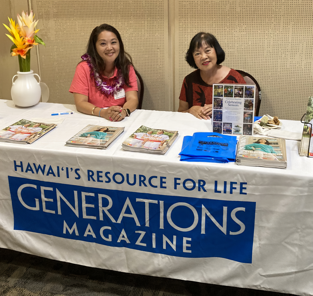 Cynthia & Sherry at Ola Na Lima Malama: Hawaii Caregiver Conference sponsored by the Alzheimer's Association on Saturday, March 20, 2024